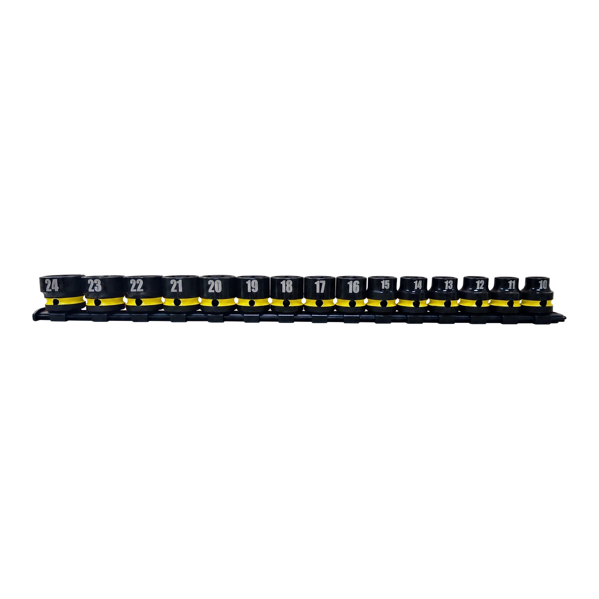 Tekamo 1/2" Stubby Impact Socket Set, 15-Pc